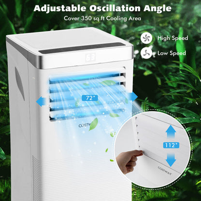 10000 BTU(Ashrae) 3-in-1 Portable Air Conditioner with Remote Control