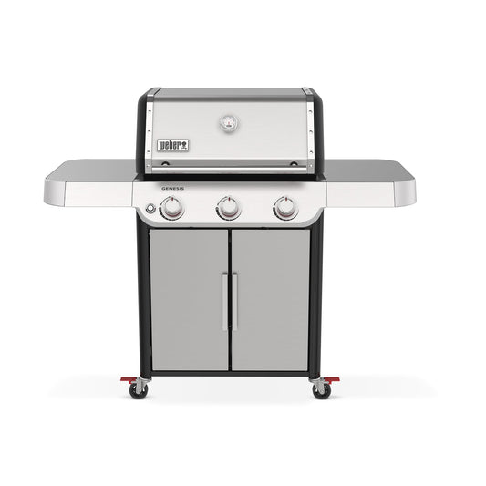 Weber Genesis S-315 Gas Grill, Propane Grill, Stainless Steel BBQ Grill