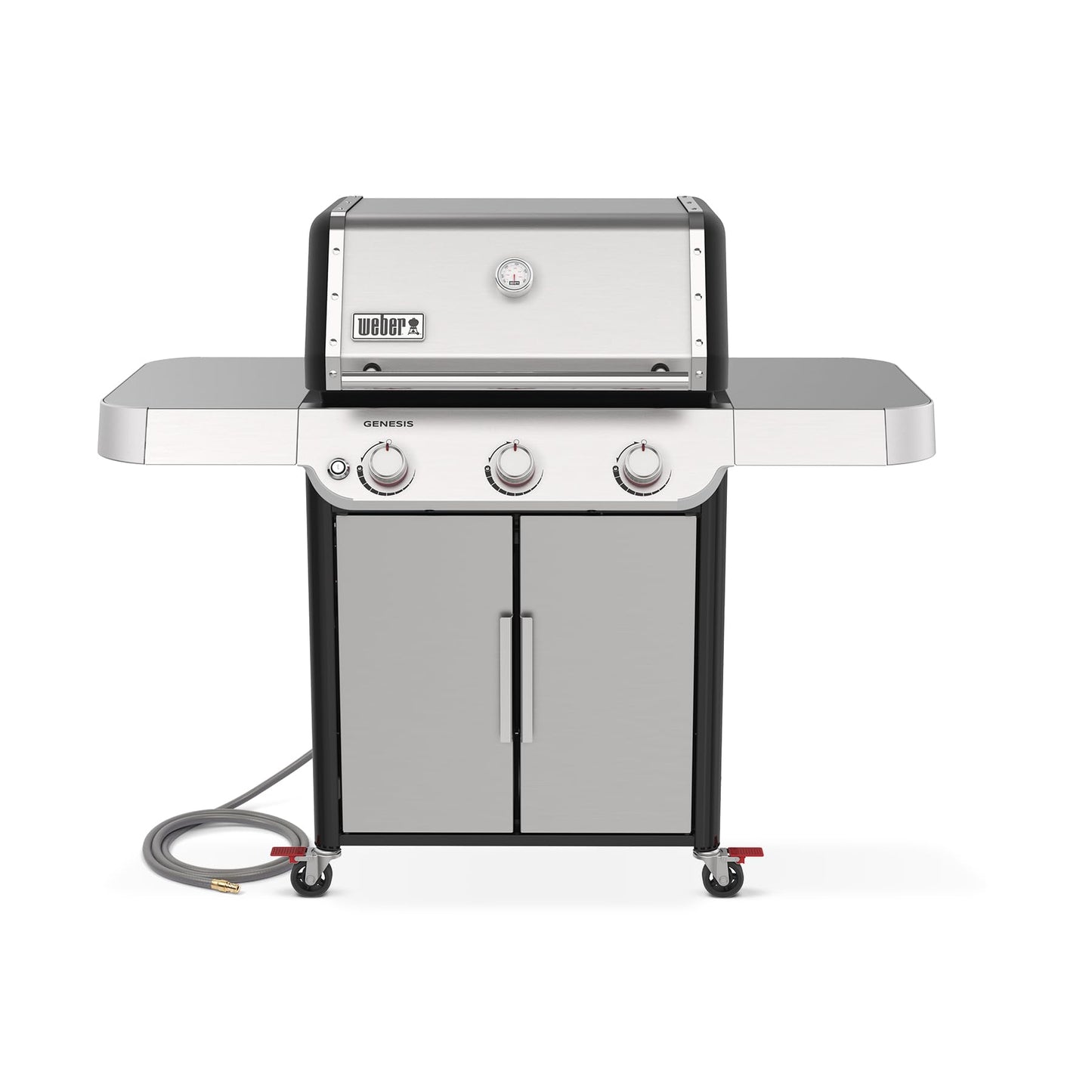 Weber Genesis S-315 Grill, Natural Gas Grill, Stainless Steel BBQ Grill