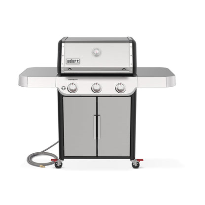 Weber Genesis S-315 Grill, Natural Gas Grill, Stainless Steel BBQ Grill