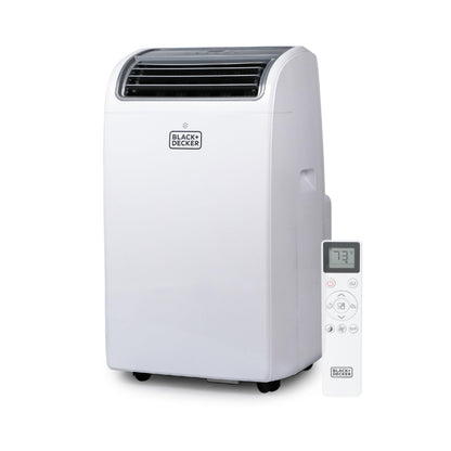 BLACK+DECKER Smart Portable Air Conditioner with Heat, 14,000 BTU, White