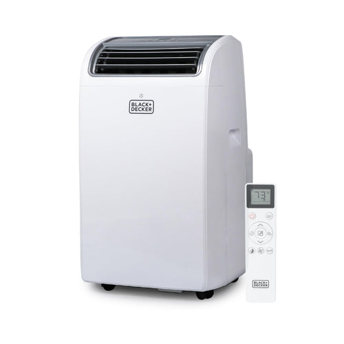BLACK+DECKER Smart Portable Air Conditioner with Heat, 14,000 BTU, White