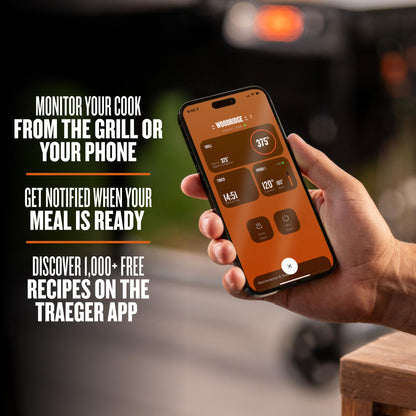 Traeger Woodridge Pro Plus Wood Pellet Grill & Smoker, 970 Sq In, WiFi