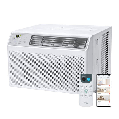 TCL 14,000 BTU Smart Window Air Conditioner, Fan, & Dehumidifier, Wi-Fi