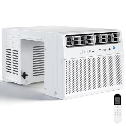 U-Shaped Window Air Conditioner, 10,000 BTU Window AC Unit Cools Up to 450 Sq. Ft for Bedroom/Living Room