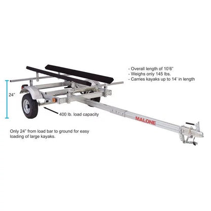 EcoLight Single Kayak Trailer