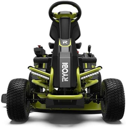 Ryobi Electric Riding Lawn Mower – 38-Inch Deck, Rear Engine