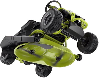 Ryobi Electric Riding Lawn Mower – 38-Inch Deck, Rear Engine