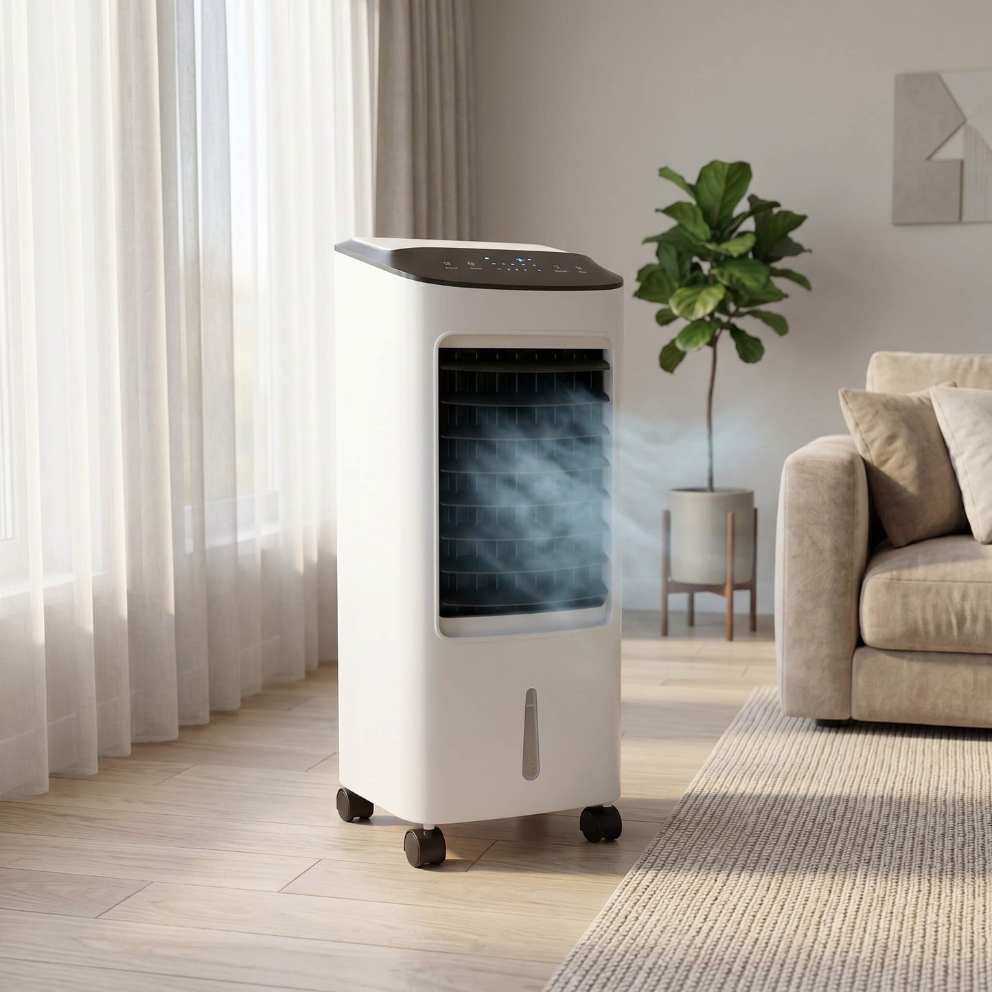 Portable Air Conditioner Stand Up Room Cooler Indoor AC Unit ( Windowless ) for Bedroom, Home & Office