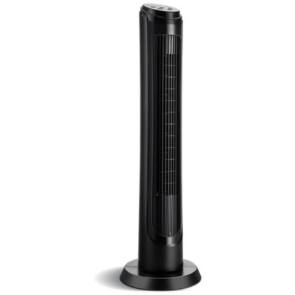 40 Inch Tower Fan with Remote 75˚ Oscillating Fan with 3 Wind Modes and 4 Wind Speeds