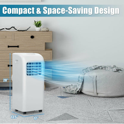 8000 BTU Portable Air Conditioner with Dehumidifier Function