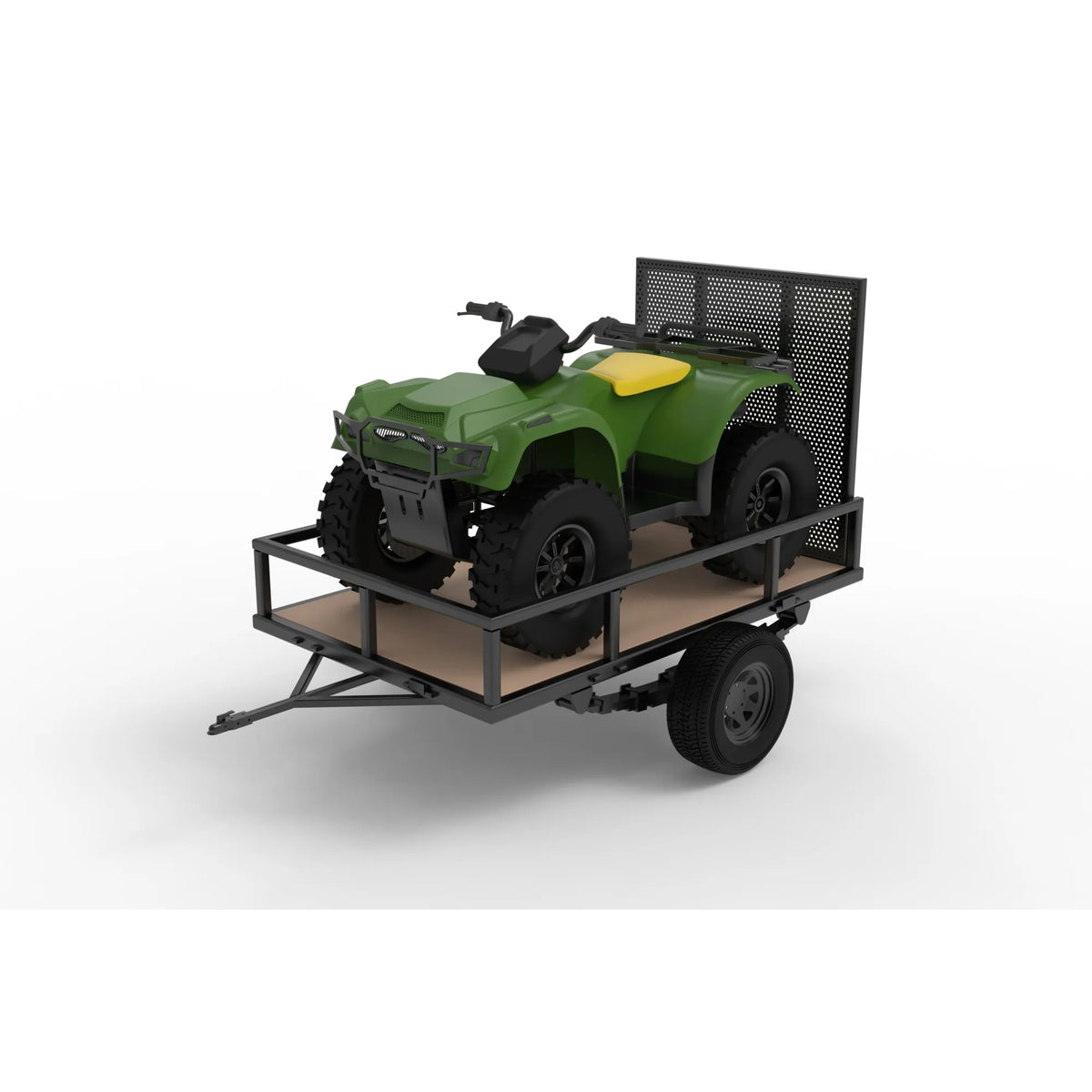 Carry-On 5x8 Utility Trailer with Wood Floor – Model 5X8GW2K